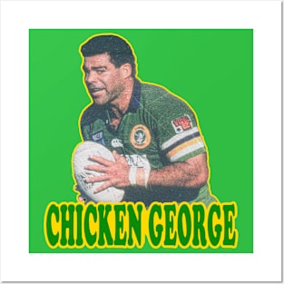 Canberra Raiders - Mal Meninga - CHICKEN GEORGE Posters and Art